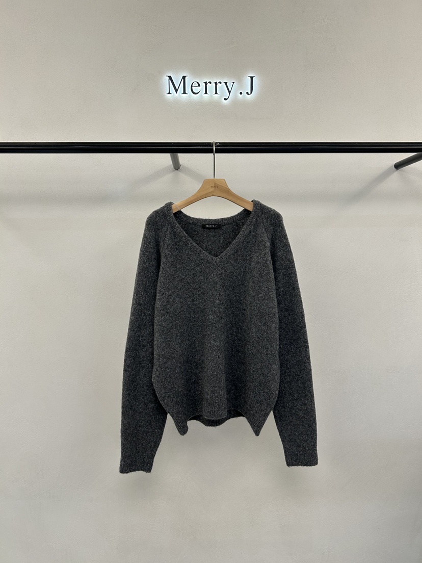 MERRY-J東大門㊣實拍女裝新款休閑推薦熱賣人氣針織衫羊毛MERRY-J針織衫圖色3