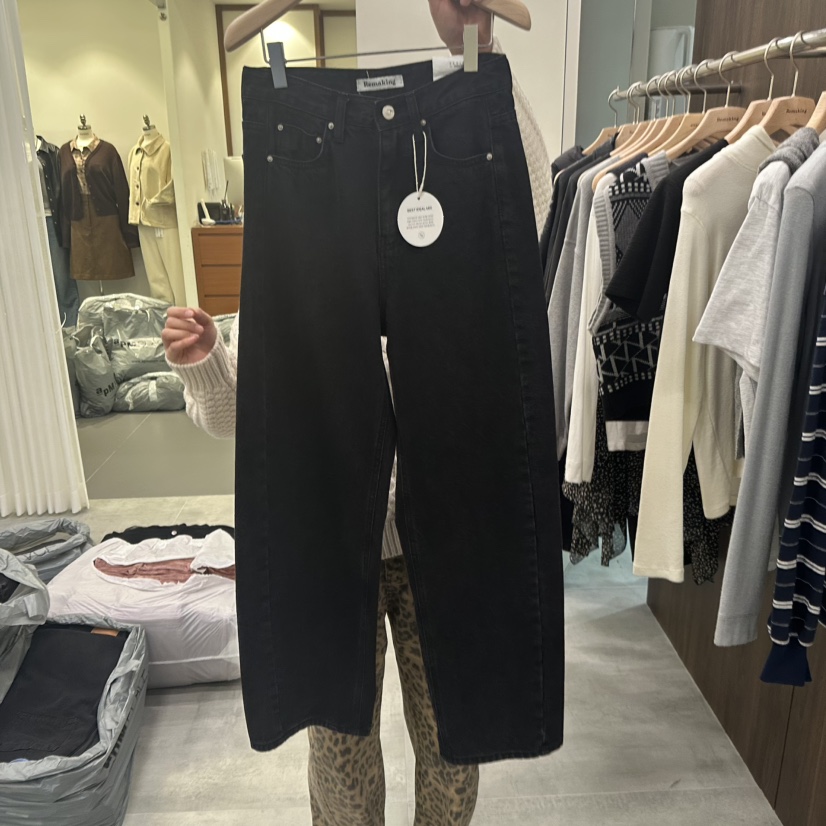 URBANSTORY/REMAKING東大門㊣實拍女士新品推薦真品牛仔褲Remaking/URBANSTORY牛仔褲圖色2