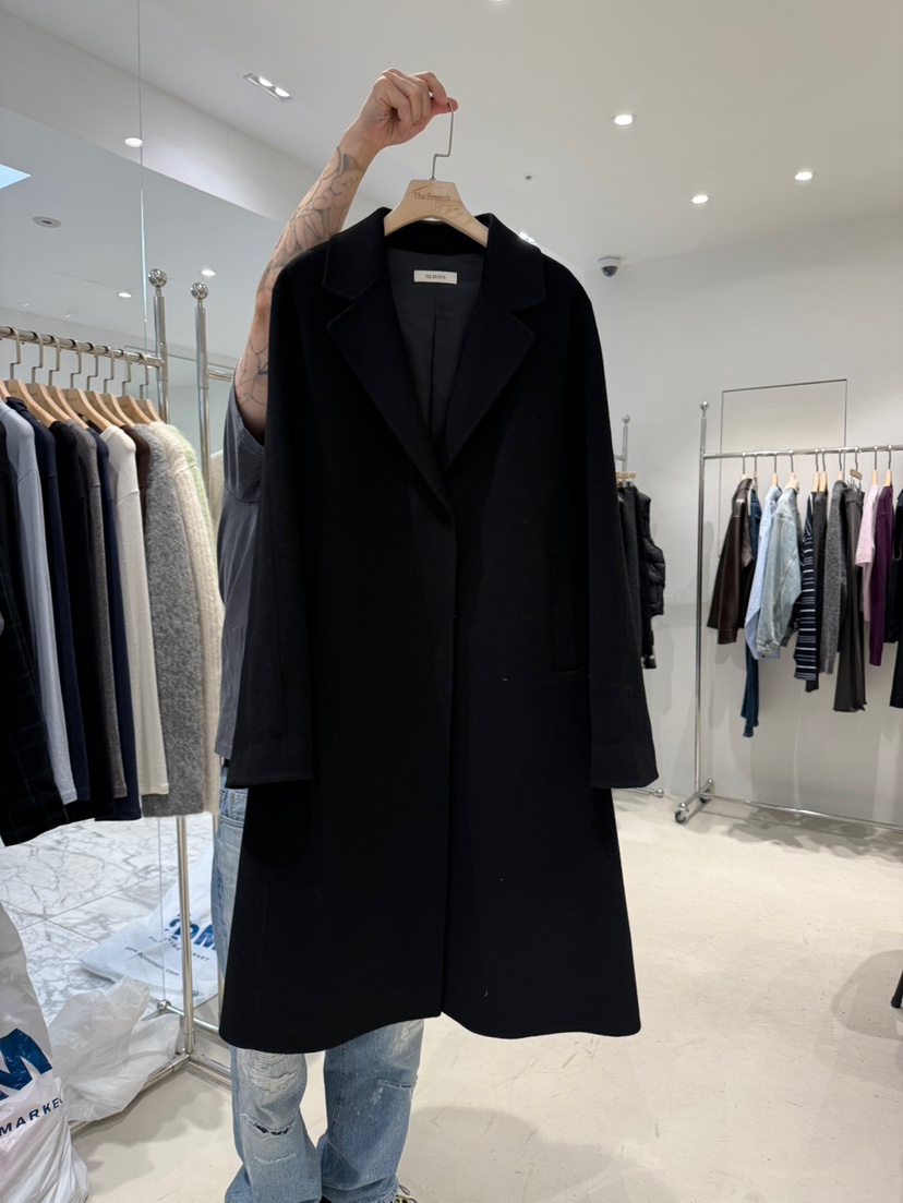 THE BRUNCH東大門㊣實拍女裝新品真品中長款大衣手工制作超長THE BRUNCH中長款大衣圖色3