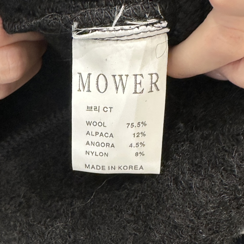 MOWER韓國直郵㊣女士新品人氣職業真品推薦時尚25秋冬中長款大衣MOWER中長款大衣