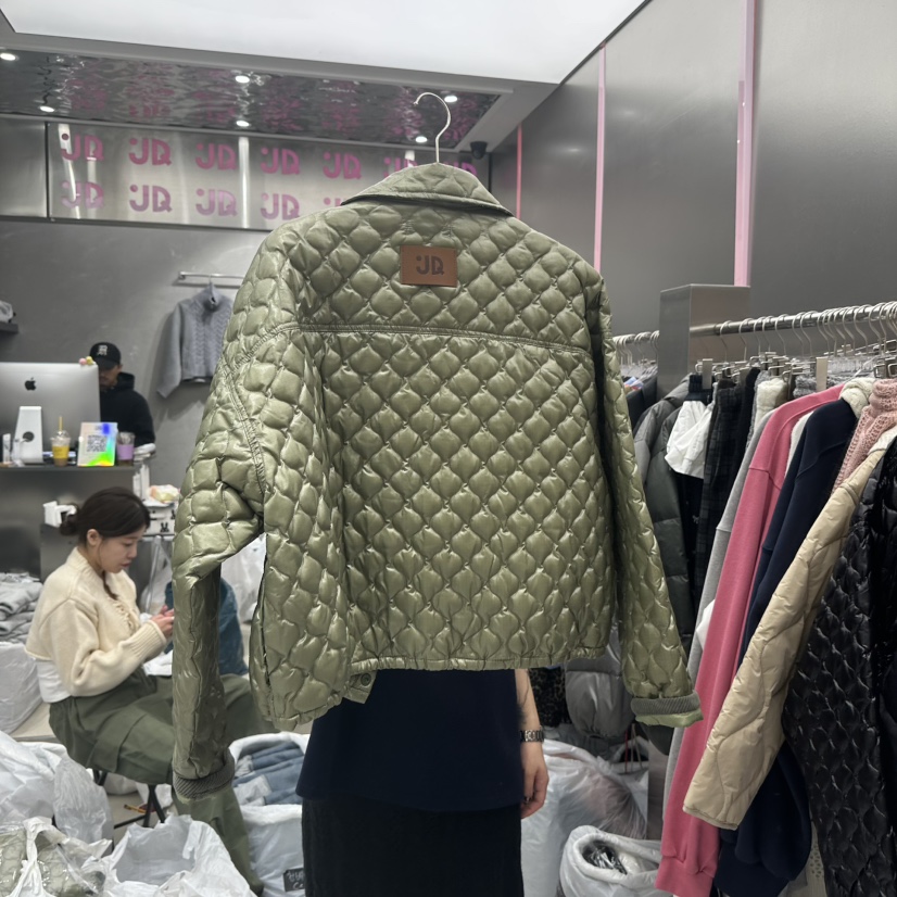 JUDYQUE韓國代購㊣女士新款25秋冬推薦真品熱賣休閑夾克鴨絨JUDYQUE夾克