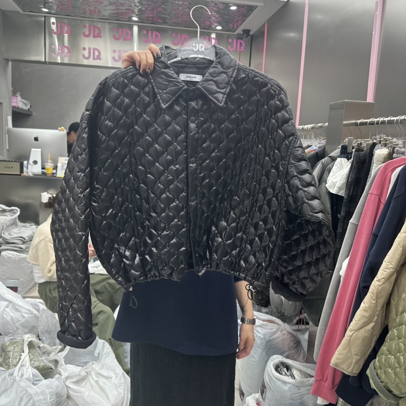 JUDYQUE韓國代購㊣女士新款25秋冬推薦真品熱賣休閑夾克鴨絨JUDYQUE夾克圖色2