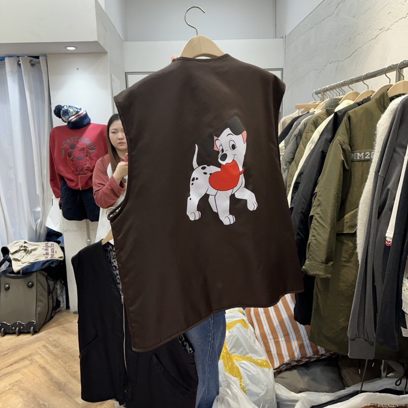 DE LINE東大門㊣實拍女裝新品時尚真品人氣馬甲兩面穿雙面DE LINE馬甲