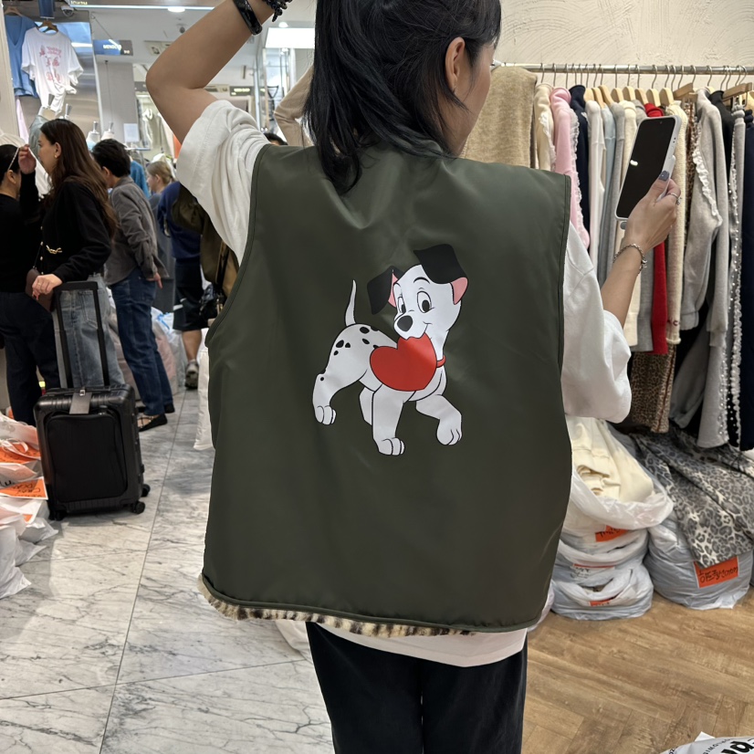 DE LINE東大門㊣實拍女裝新品時尚真品人氣馬甲兩面穿雙面DE LINE馬甲