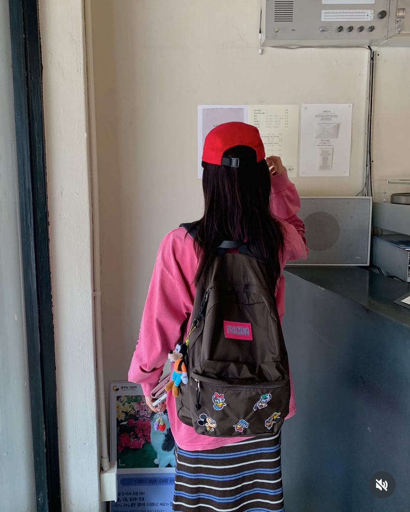 DE LINE韓國直郵㊣女裝新款真品時尚職業雙肩背包不含飾品DE LINE雙肩背包