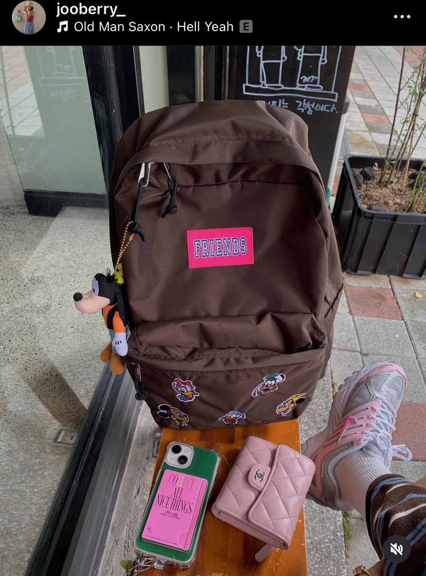 DE LINE韓國直郵㊣女裝新款真品時尚職業雙肩背包不含飾品DE LINE雙肩背包圖色2