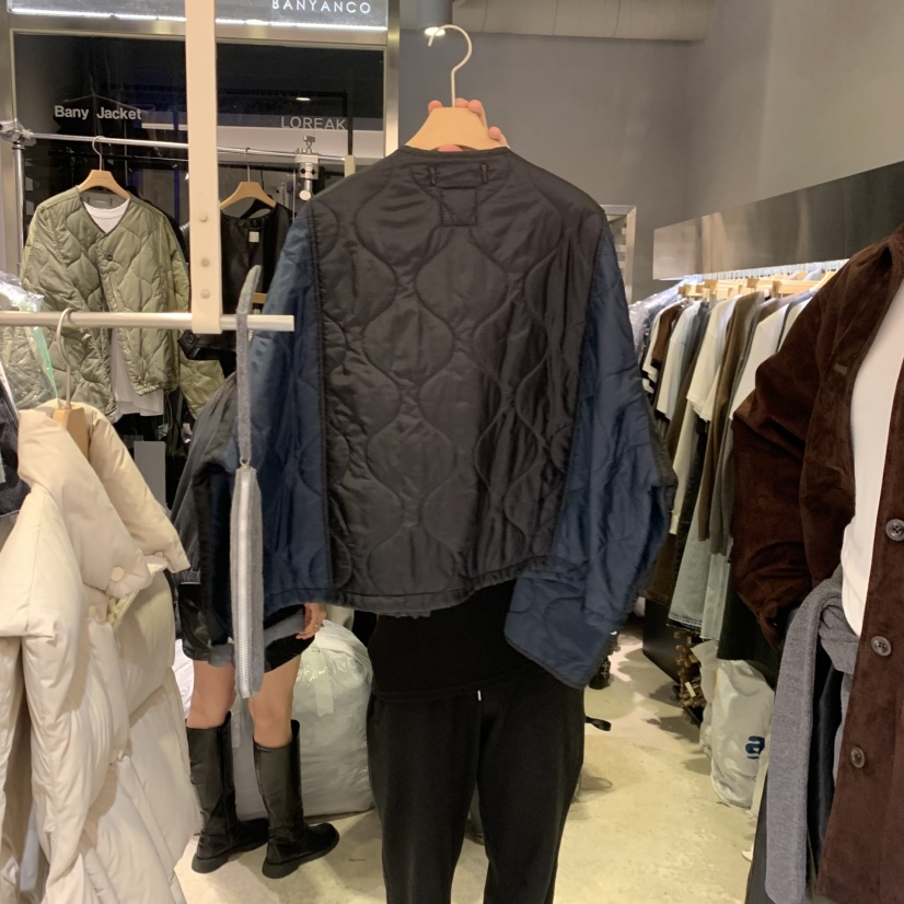 BANY ANCO東大門㊣代購女裝新品25秋冬推薦真品夾克絎縫棉BANY ANCO夾克