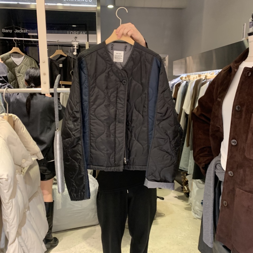 BANY ANCO東大門㊣代購女裝新品25秋冬推薦真品夾克絎縫棉BANY ANCO夾克圖色2