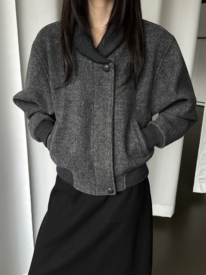MOVENNE韓國直郵㊣女裝新款25秋冬真品推薦人氣時尚短款大衣MOVENNE短款大衣