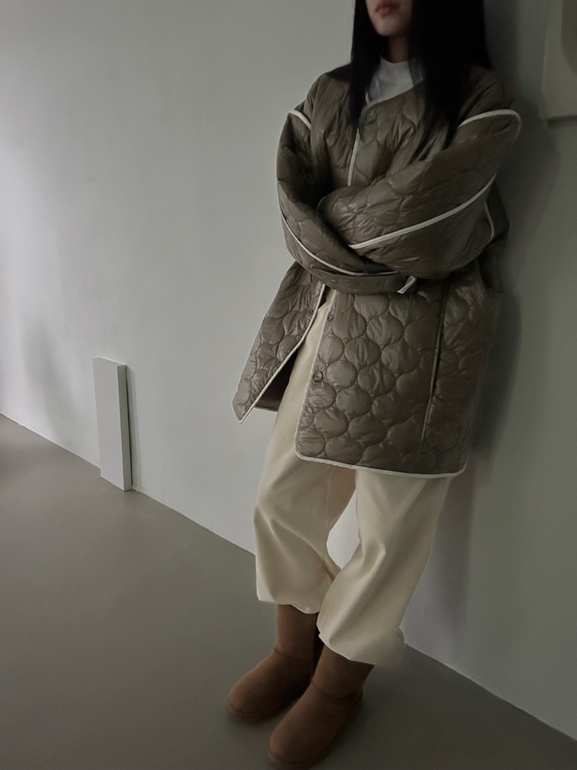 HEUMUTA東大門㊣代購女士新品時尚25秋冬推薦人氣真品長款棉服HEUMUTA長款棉服