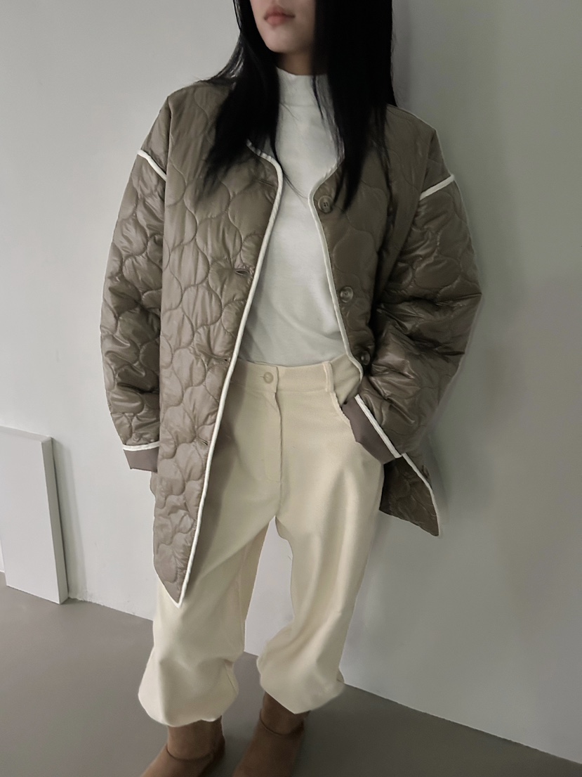 HEUMUTA東大門㊣代購女士新品時尚25秋冬推薦人氣真品長款棉服HEUMUTA長款棉服