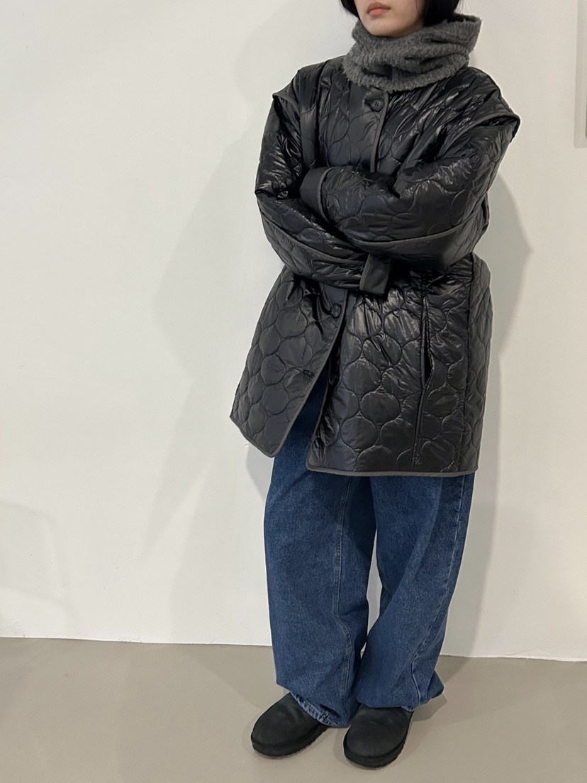 HEUMUTA東大門㊣代購女士新品時尚25秋冬推薦人氣真品長款棉服HEUMUTA長款棉服