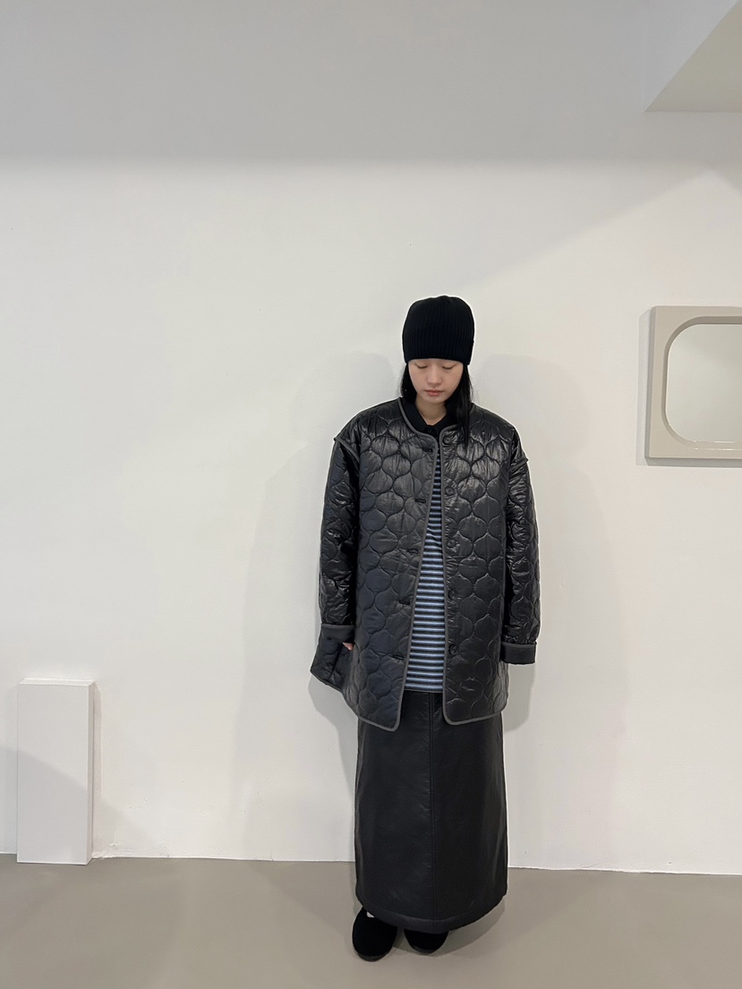 HEUMUTA東大門㊣代購女士新品時尚25秋冬推薦人氣真品長款棉服HEUMUTA長款棉服