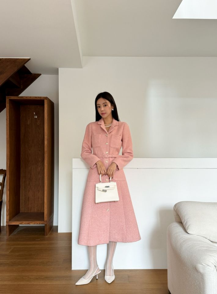 CATS東大門㊣代購女士新品職業推薦熱賣人氣時尚連衣裙含腰帶CAT.S連衣裙