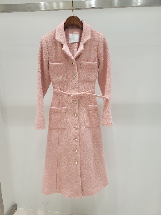 CATS東大門㊣代購女士新品職業推薦熱賣人氣時尚連衣裙含腰帶CAT.S連衣裙