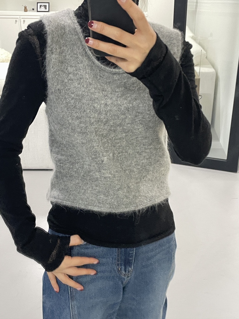 CHAHEE韓國直郵㊣女裝新品熱賣推薦人氣時尚休閑吊帶背心羊駝CHAHEE吊帶/背心