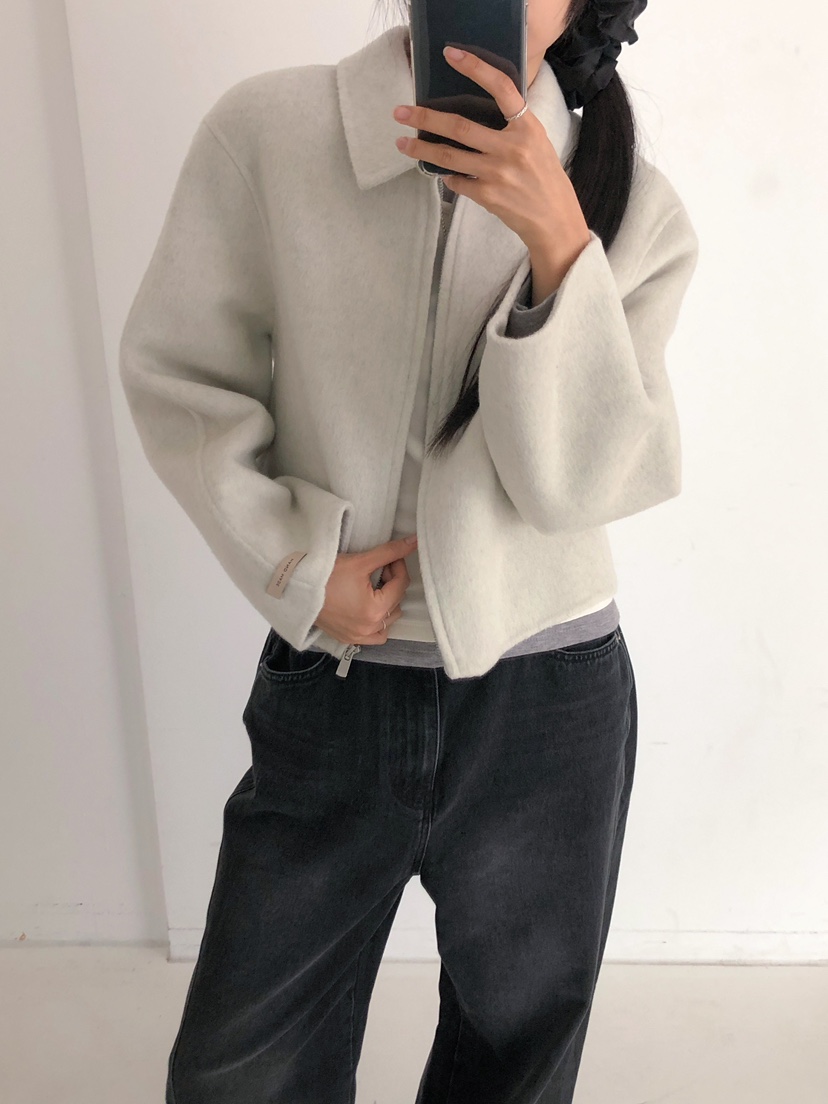 MARKE-P東大門㊣直郵女裝新款人氣熱賣真品短款大衣手工制作MARKE-P短款大衣