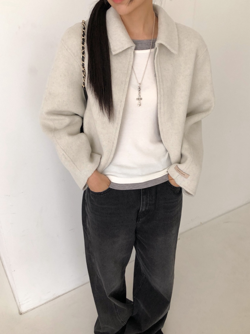 MARKE-P東大門㊣直郵女裝新款人氣熱賣真品短款大衣手工制作MARKE-P短款大衣
