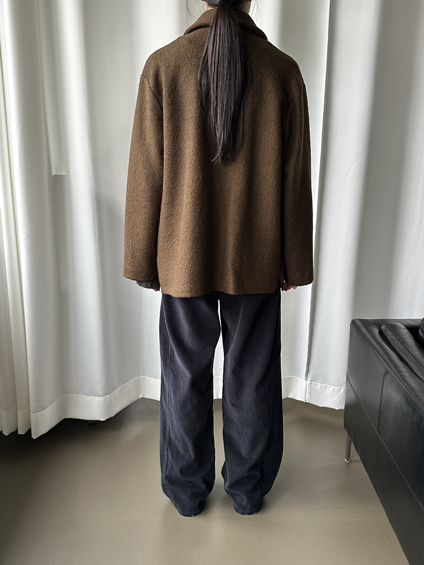 MOVENNE東大門㊣代購女士新款真品時尚推薦熱賣25秋冬中長款大衣MOVENNE中長款大衣