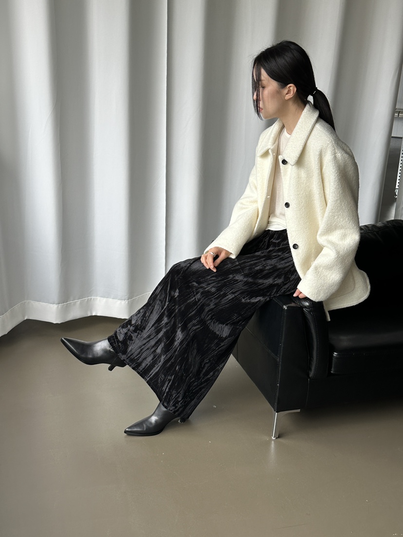 MOVENNE東大門㊣代購女士新款真品時尚推薦熱賣25秋冬中長款大衣MOVENNE中長款大衣