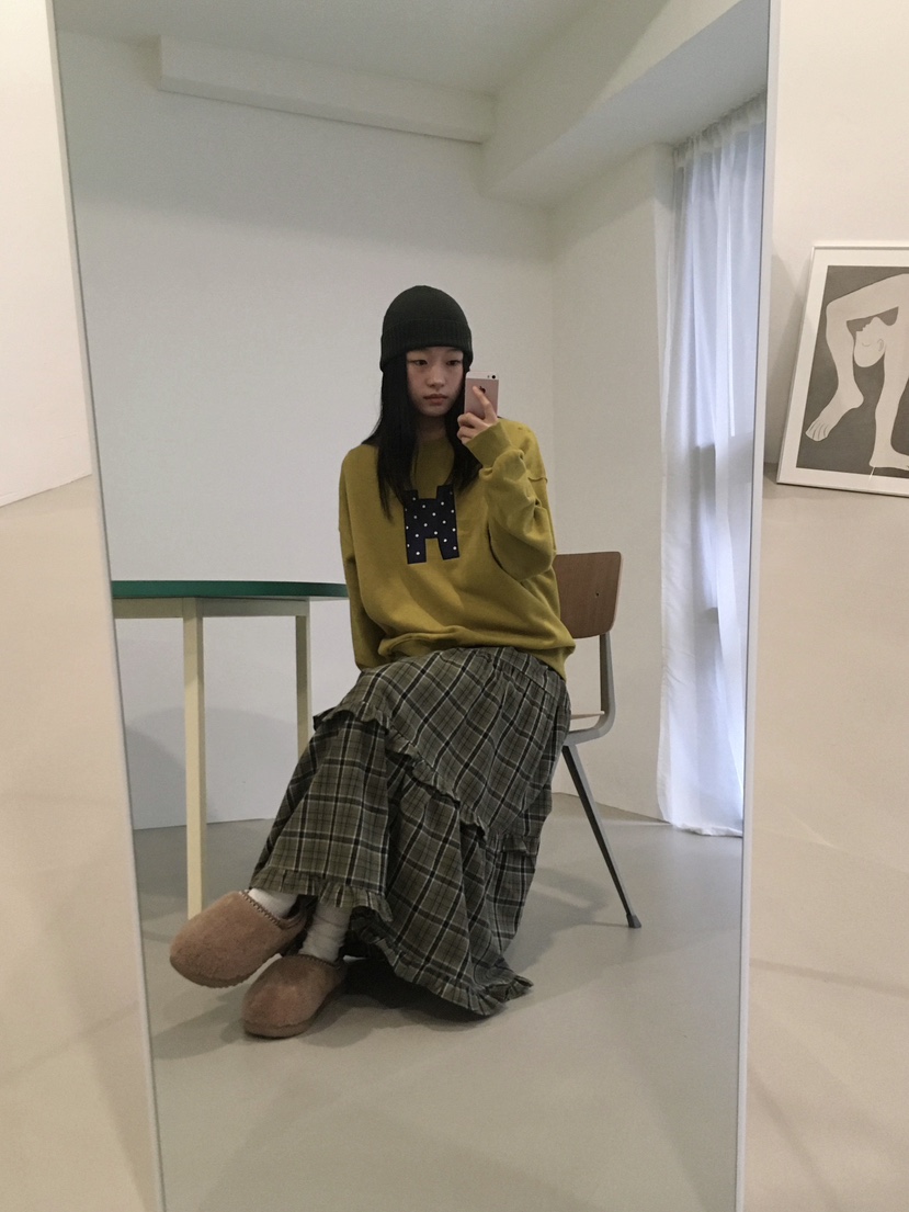 HEUMUTA東大門㊣實拍女裝新品推薦時尚人氣職業熱賣衛衣拉絨HEUMUTA衛衣