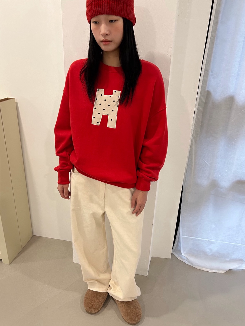 HEUMUTA韓國代購㊣女士新款職業人氣25秋冬休閑褲燈心絨拉絨HEUMUTA休閑褲