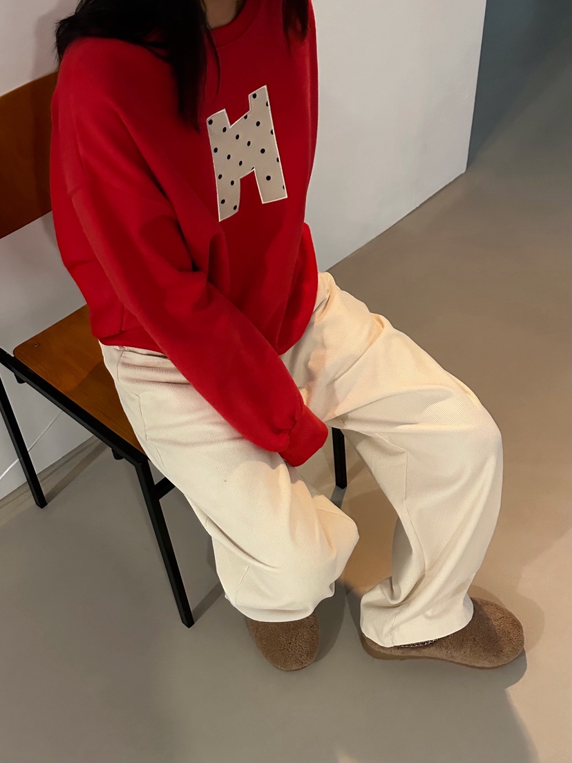 HEUMUTA韓國代購㊣女士新款職業人氣25秋冬休閑褲燈心絨拉絨HEUMUTA休閑褲