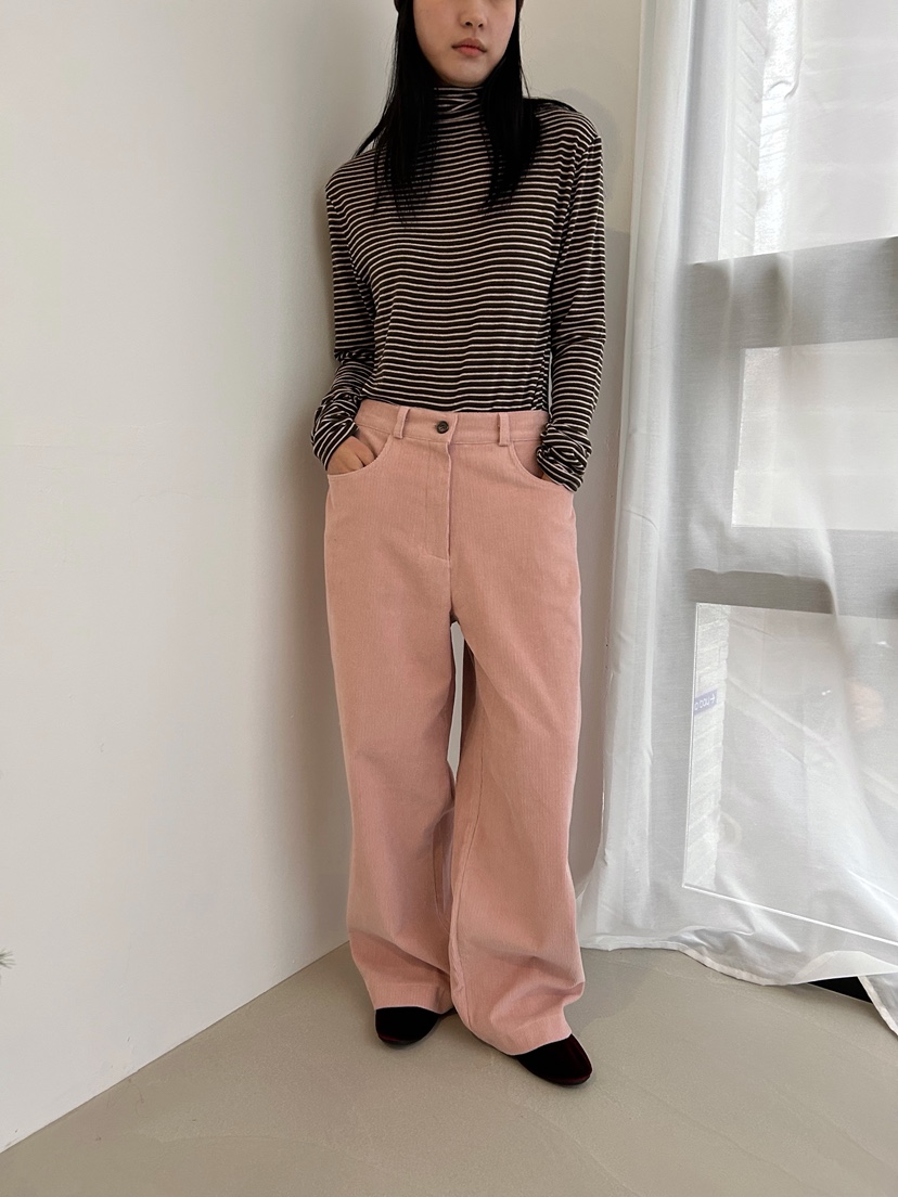 HEUMUTA韓國代購㊣女士新款職業人氣25秋冬休閑褲燈心絨拉絨HEUMUTA休閑褲
