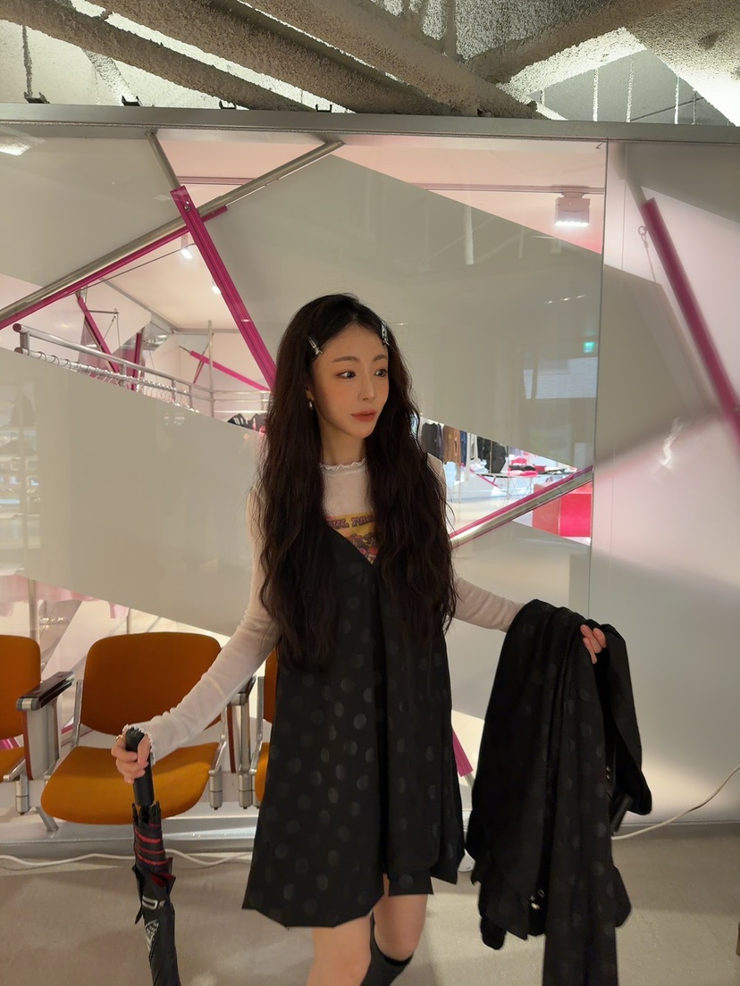 PALETTE-Q東大門㊣代購女裝新品熱賣人氣時尚職業25秋冬連衣裙PALETTE連衣裙