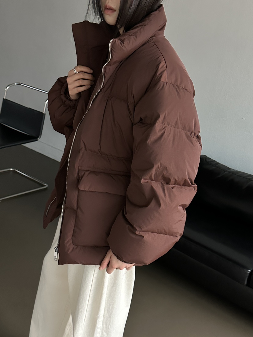 MOVENNE東大門㊣代購女裝新款推薦真品人氣熱賣職業短款羽絨服MOVENNE短款羽絨服