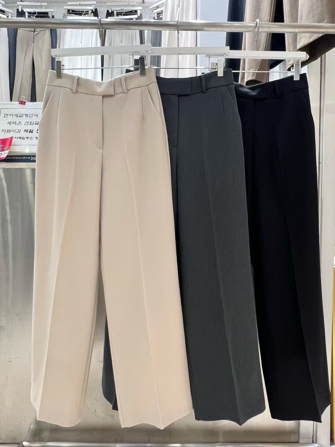 HIGHEND東大門㊣實拍女裝新品25秋冬職業推薦熱賣時尚休閑褲HIGHEND休閑褲圖色2左二色