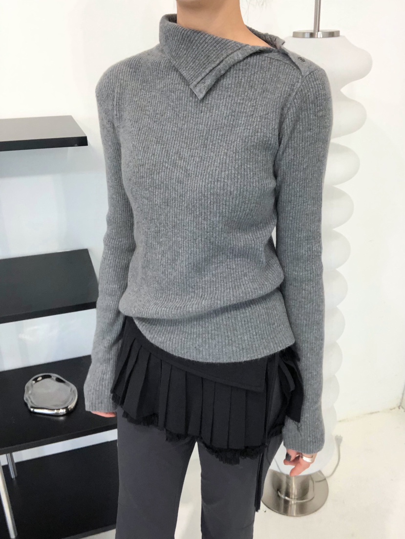 GLITTER東大門㊣實拍女士新款熱賣時尚休閑真品人氣針織衫浣熊GLITTER針織衫圖色2