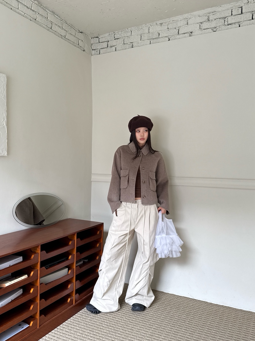 ZITTEN東大門㊣代購女裝新款人氣時尚真品熱賣夾克手工羊絨ZITTEN夾克