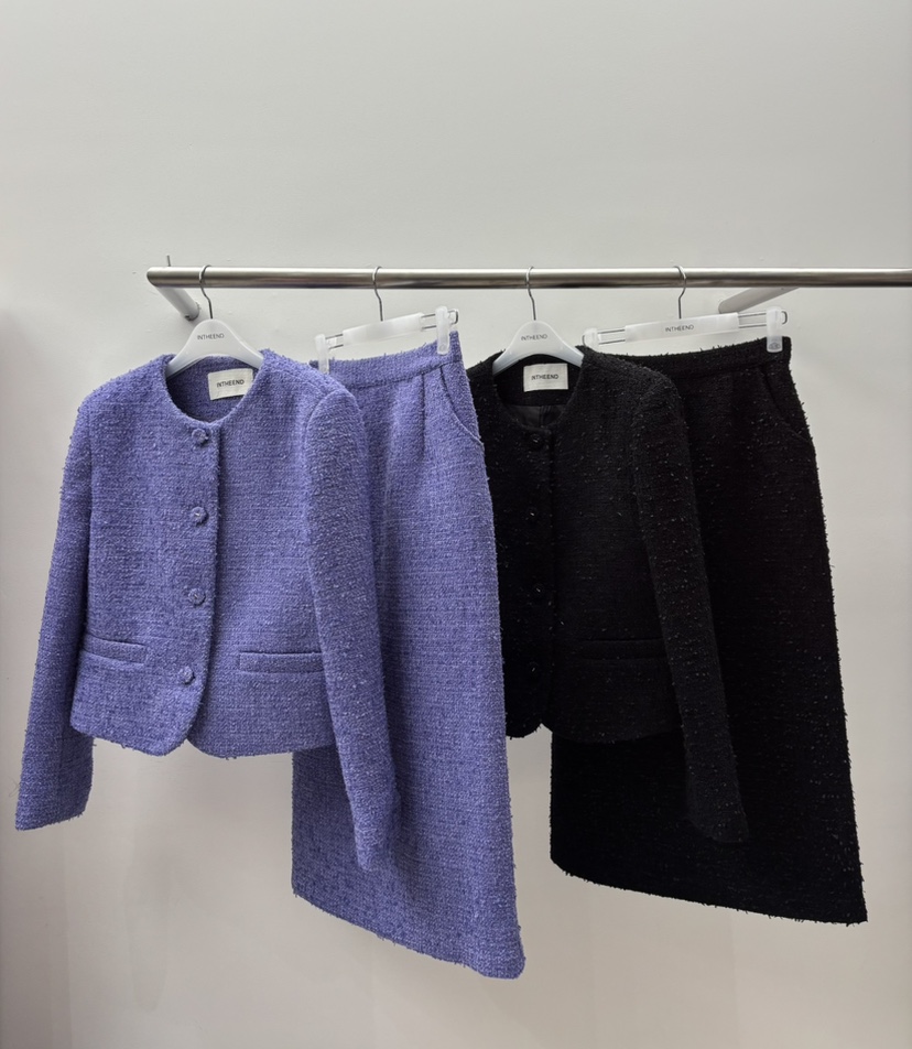 INTHEEND東大門㊣實拍女裝新品真品職業25秋冬推薦休閑長裙INTHEEND長裙