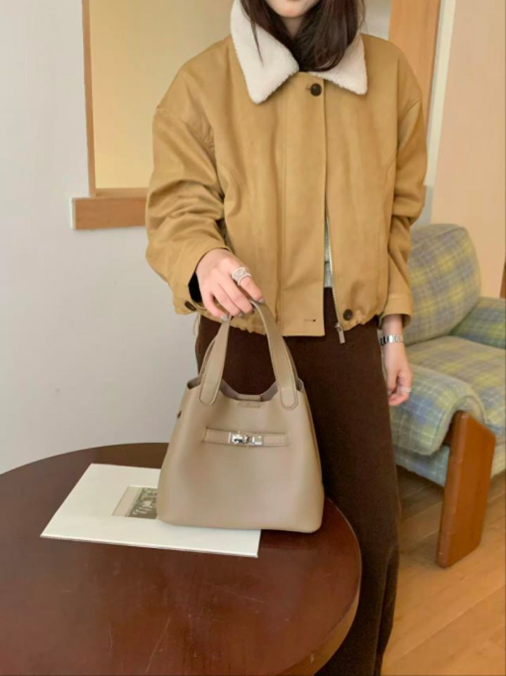 TROUVAILLE東大門㊣直郵女士新品時尚25秋冬休閑熱賣手提包TROUVAILLE手提包