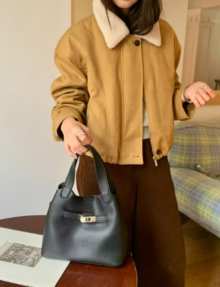TROUVAILLE東大門㊣直郵女士新品時尚25秋冬休閑熱賣手提包TROUVAILLE手提包
