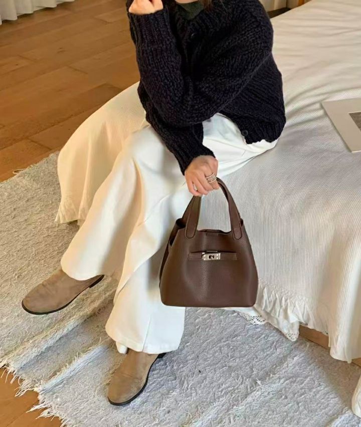 TROUVAILLE東大門㊣直郵女士新品時尚25秋冬休閑熱賣手提包TROUVAILLE手提包