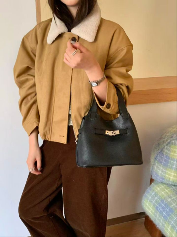 TROUVAILLE東大門㊣直郵女士新品時尚25秋冬休閑熱賣手提包TROUVAILLE手提包