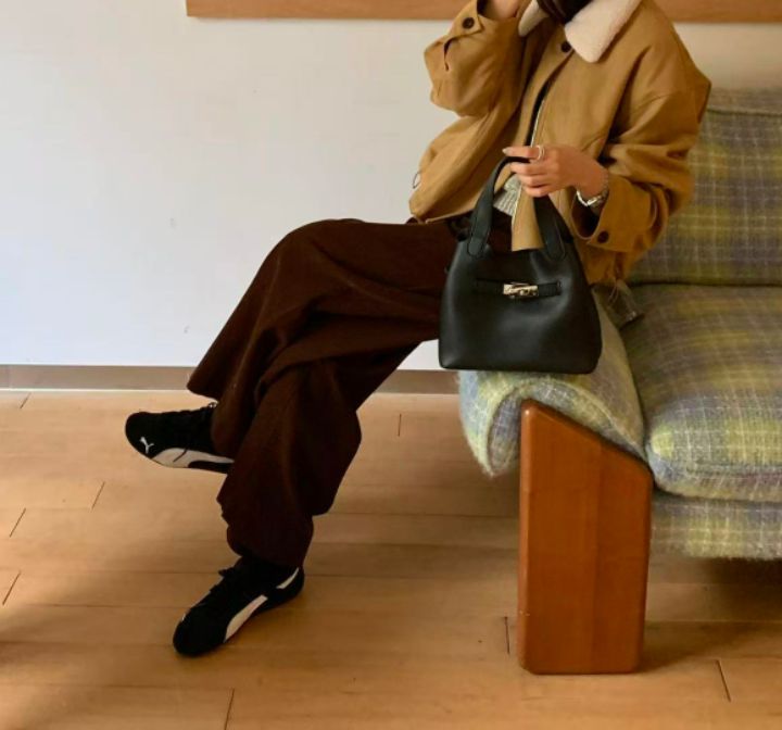 TROUVAILLE東大門㊣直郵女士新品時尚25秋冬休閑熱賣手提包TROUVAILLE手提包