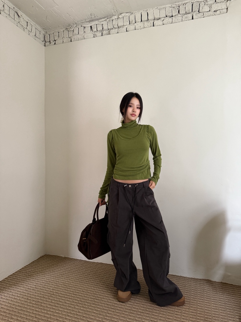 ZITTEN韓國代購㊣女裝新品人氣時尚真品熱賣25秋冬職業休閑褲ZITTEN休閑褲