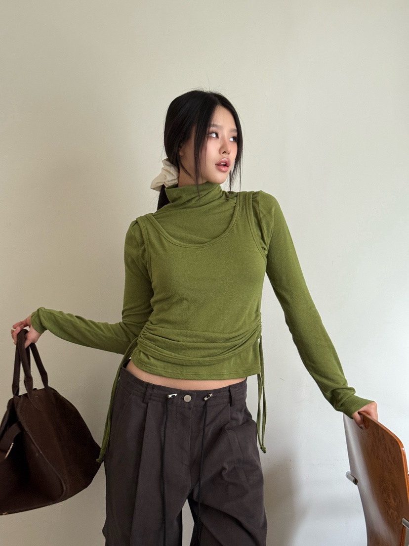 ZITTEN東大門㊣直郵女士新品人氣真品推薦職業休閑25秋冬長袖T恤ZITTEN長袖T恤
