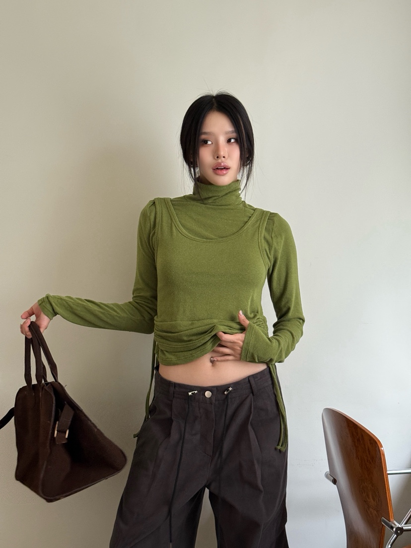 ZITTEN東大門㊣直郵女士新品人氣真品推薦職業休閑25秋冬長袖T恤ZITTEN長袖T恤