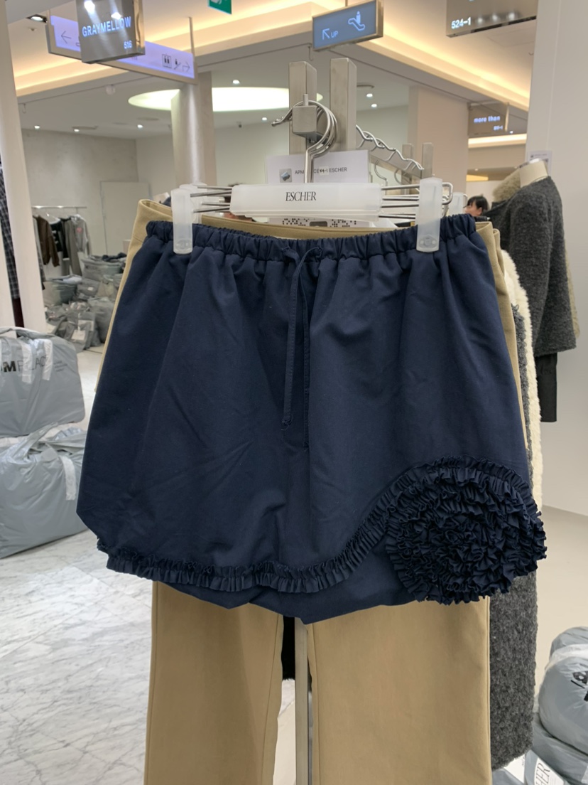 ESCHER韓國直郵㊣女裝新品職業時尚人氣休閑25秋冬真品短裙ESCHER短裙