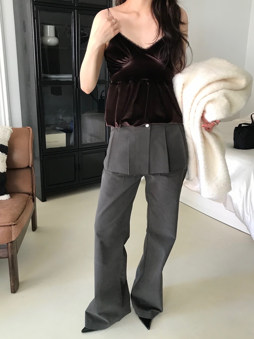 ESCHER韓國直郵㊣女士新款人氣時尚推薦真品休閑職業吊帶背心ESCHER吊帶/背心