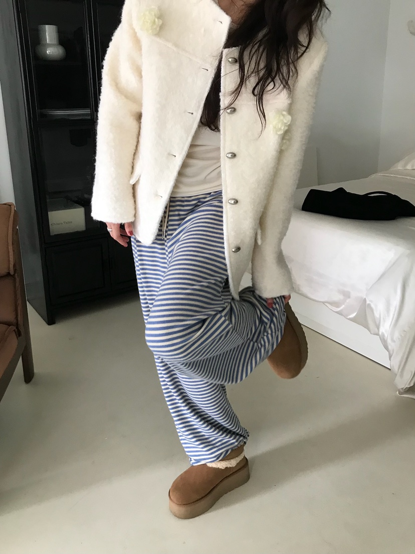 ESCHER東大門㊣代購女士新品時尚熱賣休閑人氣短款大衣花呢ESCHER短款大衣