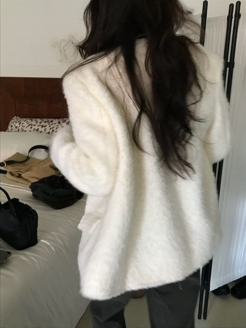 ESCHER東大門㊣代購女士新品時尚熱賣休閑人氣短款大衣花呢ESCHER短款大衣