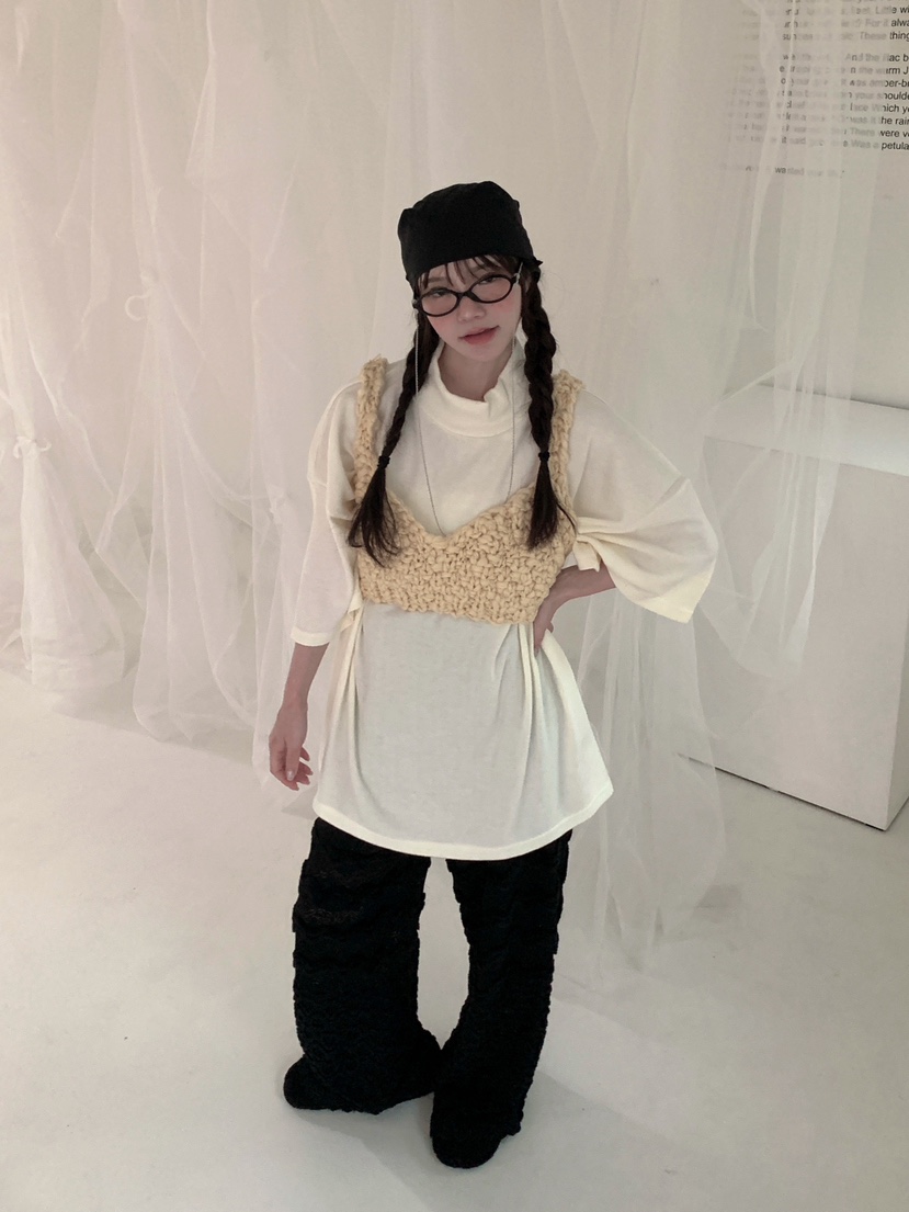 MAISONDEGLORY東大門㊣實拍女士新款推薦熱賣休閑25秋冬吊帶背心MAISON DE GLORY吊帶/背心