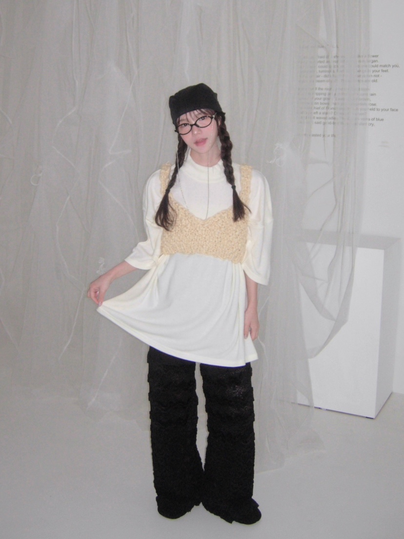 MAISONDEGLORY東大門㊣實拍女士新款推薦熱賣休閑25秋冬吊帶背心MAISON DE GLORY吊帶/背心