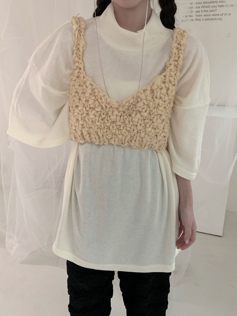 MAISONDEGLORY東大門㊣實拍女士新款推薦熱賣休閑25秋冬吊帶背心MAISON DE GLORY吊帶/背心圖色2