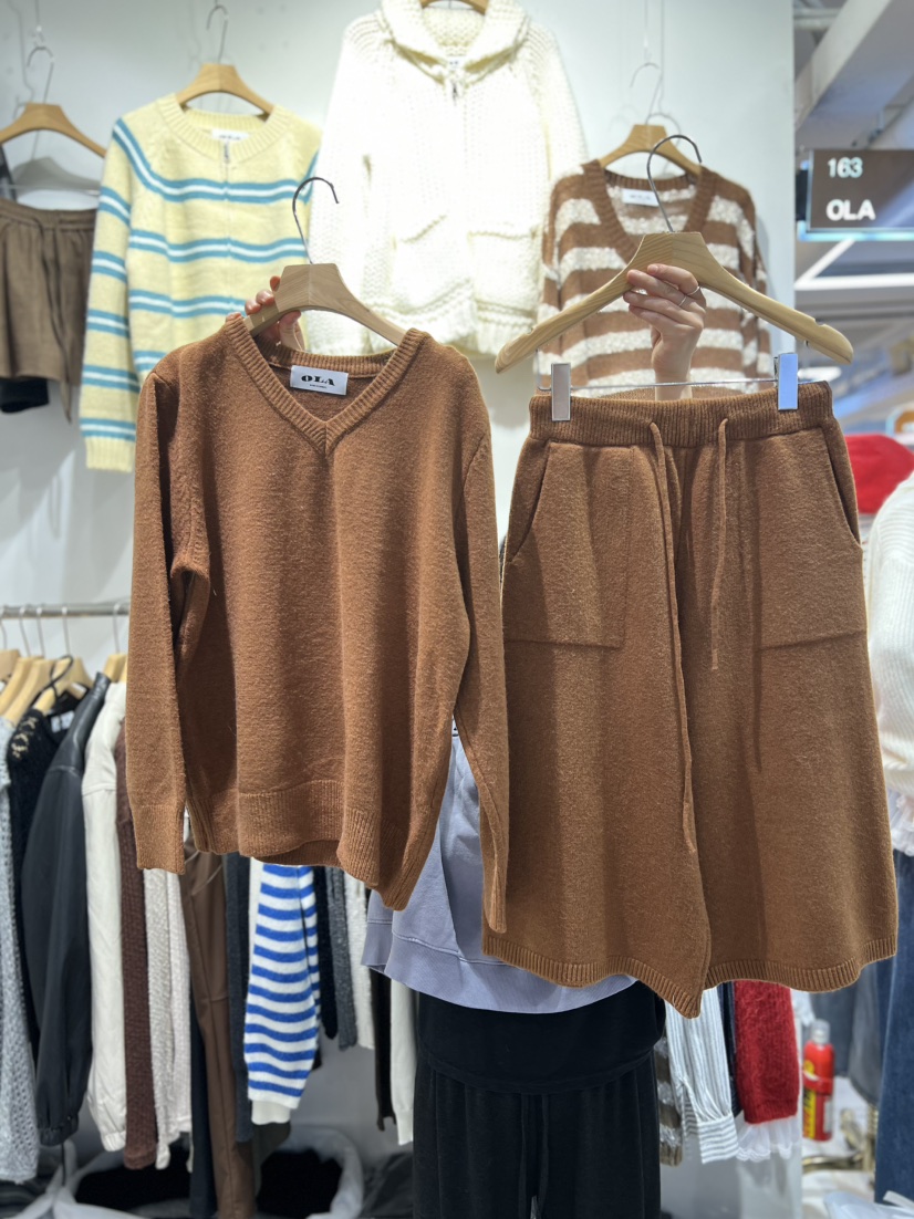 OLA韓國直郵㊣女裝新品人氣休閑25秋冬職業時尚真品推薦套裝mellor/OLA套裝圖色2